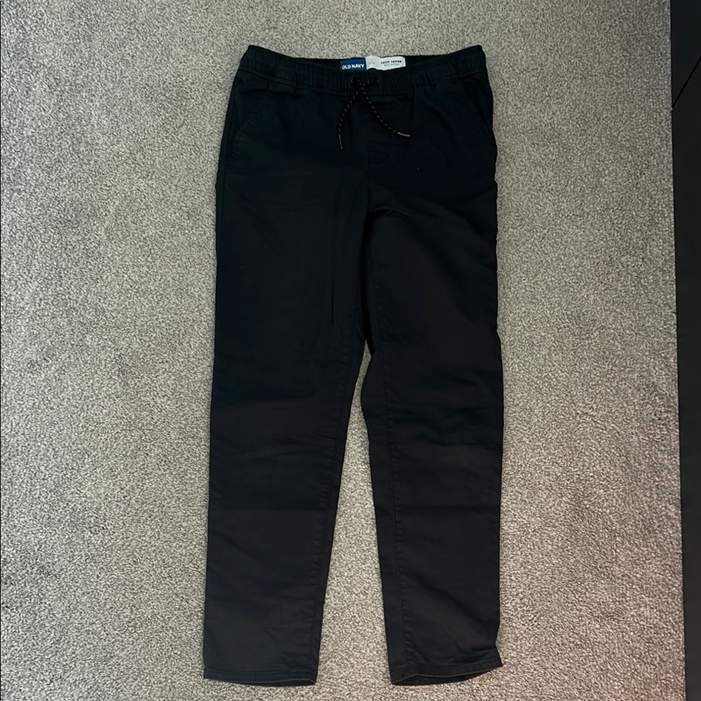 Old Navy Black Casual Pants Sleek Tailored Design